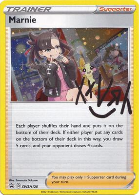 Pokemon,SWSH: Sword & Shield Promo Cards,Marnie - SWSH120,Holofoil,Promo,Near Mint