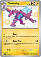 Pokemon,SV: Paldean Fates,Toxtricity - 141/091,Holofoil,Shiny Rare,Near Mint