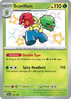 Pokemon,SV: Paldean Fates,Scovillain - 107/091,Holofoil,Shiny Rare,Near Mint