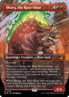 Magic: The Gathering,Ravnica Remastered,Ilharg, the Raze-Boar (Anime Borderless) - 429,Normal,Mythic,Near Mint