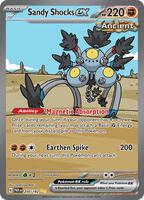 Pokemon,SV04: Paradox Rift,Sandy Shocks ex - 250/182,Holofoil,Special Illustration Rare,Near Mint