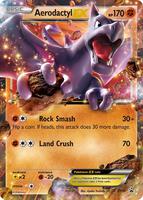 Pokemon,XY Promos,Aerodactyl EX - XY97,Holofoil,Promo,Damaged