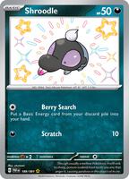 Pokemon,SV: Paldean Fates,Shroodle - 189/091,Holofoil,Shiny Rare,Near Mint