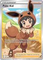 Pokemon,Shining Fates,Poke Kid (Full Art) - 070/072,Holofoil,Ultra Rare,Near Mint