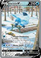 Pokemon,SWSH07: Evolving Skies,Glaceon V (Alternate Full Art) - 175/203,Holofoil,Ultra Rare,Near Mint