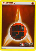 Pokemon,League & Championship Cards,Fighting Energy (2011 Play! Pokemon),Holofoil,Promo,Near Mint