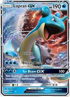 Pokemon,SM Base Set,Lapras GX - 35/149,Holofoil,Ultra Rare,Near Mint