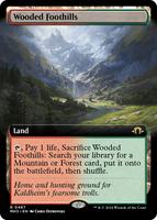 Magic: The Gathering,Modern Horizons 3,Wooded Foothills (Extended Art) - 467,Normal,Rare,Near Mint