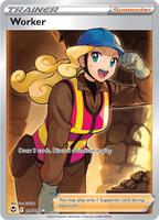 Pokemon,SWSH12: Silver Tempest,Worker (Full Art) - 195/195,Holofoil,Ultra Rare,Near Mint