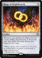 Magic: The Gathering,Commander Legends,Rings of Brighthearth - 335,Foil,Rare,Near Mint
