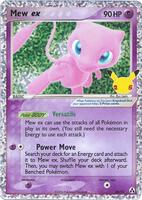 Pokemon,Celebrations: Classic Collection,Mew ex - 88/92,Holofoil,Classic Collection,Near Mint