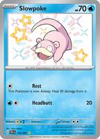 Pokemon,SV: Paldean Fates,Slowpoke - 116/091,Holofoil,Shiny Rare,Near Mint