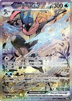 Pokemon,SV: Scarlet & Violet Promo Cards,Greninja ex - 132,Holofoil,Promo,Near Mint
