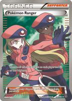 Pokemon,XY - Steam Siege,Pokemon Ranger (Full Art) - 113/114,Holofoil,Ultra Rare,Lightly Played