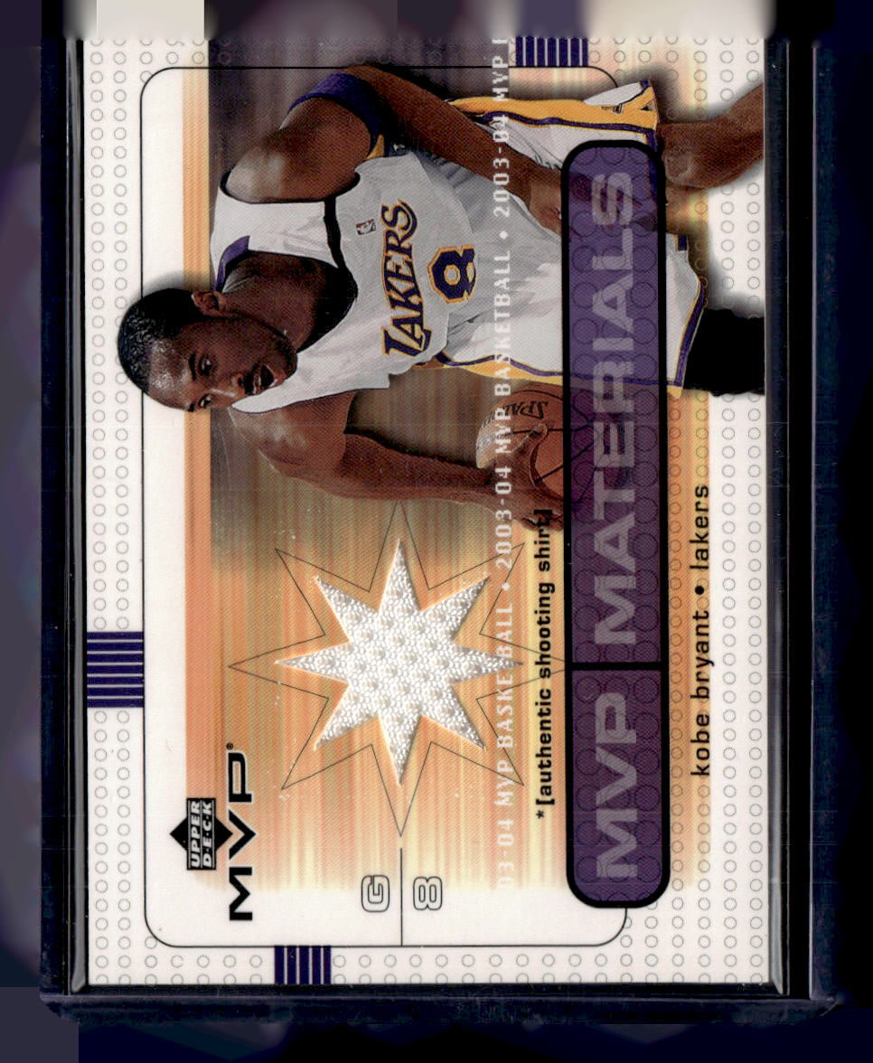 Upper Deck 2003-04 Upper Deck MVP,2003-04 Upper Deck MVP,Kobe Bryant - KB-SS,Materials Shirts