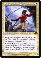 Magic: The Gathering,Modern Horizons,Sisay, Weatherlight Captain (Retro Frame) - 6,Foil,Rare,Near Mint