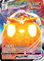 Pokemon,SWSH08: Fusion Strike,Cinderace VMAX - 045/264,Holofoil,Ultra Rare,Near Mint
