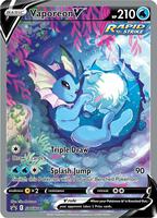Pokemon,SWSH: Sword & Shield Promo Cards,Vaporeon V - SWSH181,Holofoil,Promo,Lightly Played