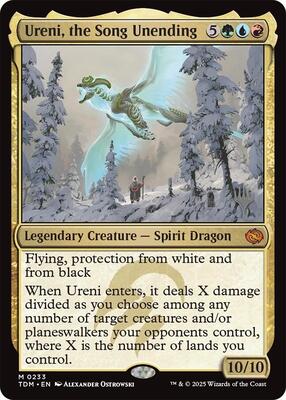 Magic: The Gathering,Promo Pack: Tarkir: Dragonstorm,Ureni, the Song Unending - 233,Normal,Mythic,Near Mint