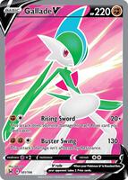 Pokemon,SWSH11: Lost Origin,Gallade V (Full Art) - 181/196,Holofoil,Ultra Rare,Near Mint