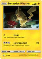 Pokemon,Detective Pikachu,Detective Pikachu - 10/18,Holofoil,Rare,Near Mint