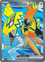 Pokemon,SV04: Paradox Rift,Tapu Koko ex - 222/182,Holofoil,Ultra Rare,Near Mint