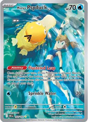 Pokemon,SV10: Destined Rivals,Misty's Psyduck - 193/182,Holofoil,Illustration Rare,Near Mint