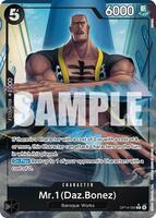 One Piece Card Game,The Azure Sea's Seven,Mr.1 (Daz.Bonez) (Alternate Art) - OP14-090,Foil,Rare,Near Mint