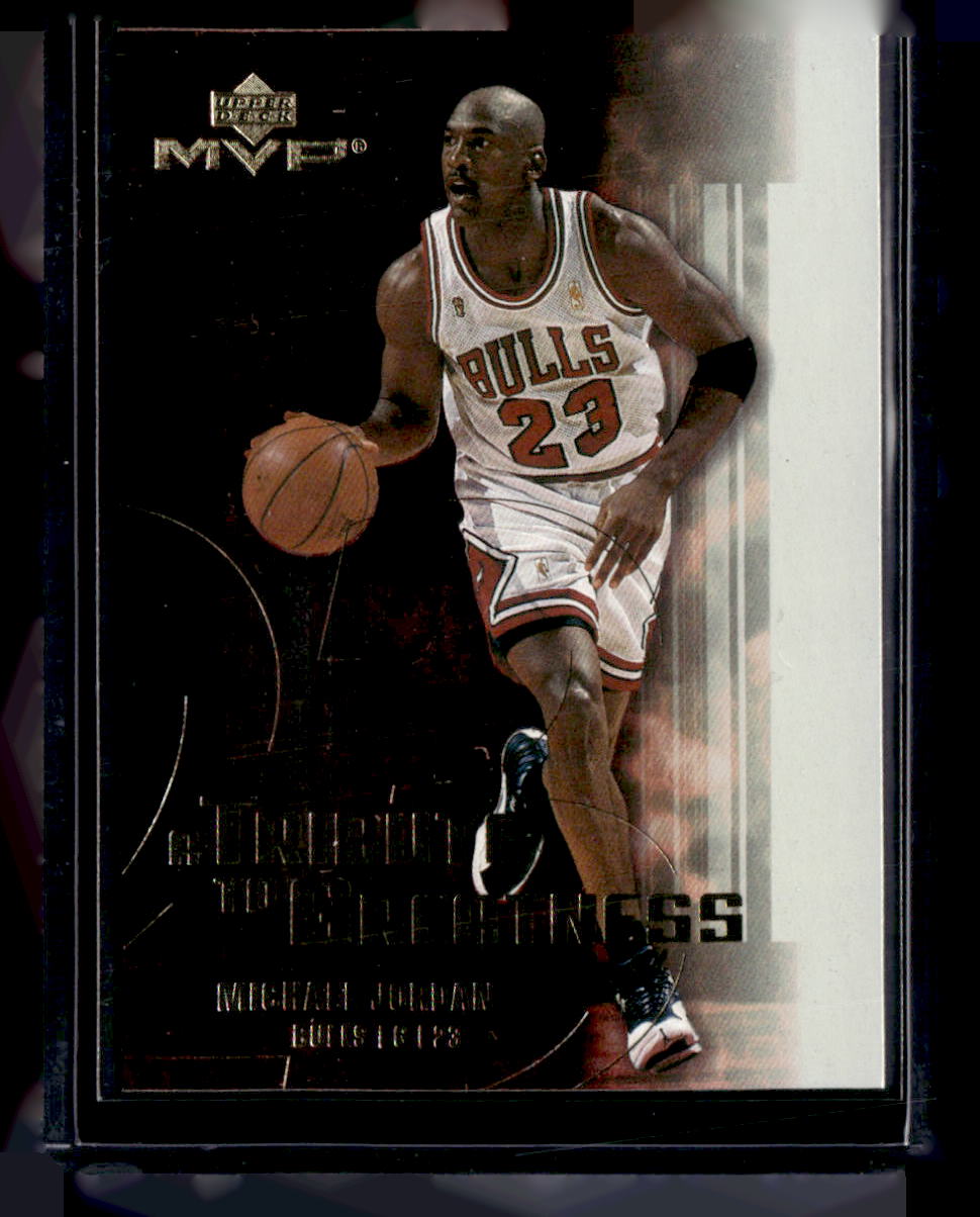 Upper Deck 2003-04 Upper Deck MVP,2003-04 Upper Deck MVP,Michael Jordan - MJ7,A Tribute to Greatness