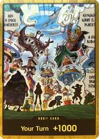 One Piece Card Game,The Azure Sea's Seven,DON!! Card (Egghead) (Gold),Foil,DON!!,Near Mint