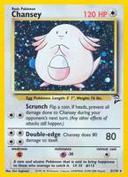 Pokemon,Base Set 2,Chansey - 003/130,Holofoil,Holo Rare,Lightly Played