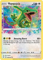 Pokemon,SWSH04: Vivid Voltage,Rayquaza - 138/185,Holofoil,Amazing Rare,Near Mint