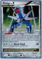 Pokemon,Diamond and Pearl Promos,Dialga LV.X - DP37,Holofoil,Promo,Heavily Played