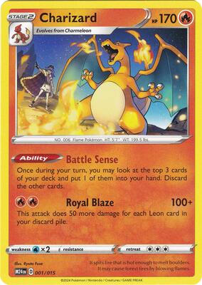 Pokemon,McDonald's Promos 2024,Charizard - 001/015,Normal,Promo,Lightly Played