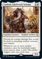 Magic: The Gathering,Commander 2021,Losheel, Clockwork Scholar - 18,Normal,Rare,Near Mint