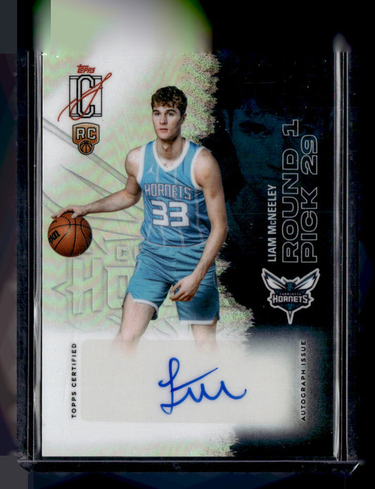 Topps 2025-26 Topps Signature Class,2025-26 Topps Signature Class,Liam McNeeley - RCC-LM,Rookie Class Chrome Autographs