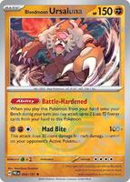 Pokemon,SV: Prismatic Evolutions,Bloodmoon Ursaluna (Master Ball Pattern) - 054/131,Holofoil,Rare,Near Mint