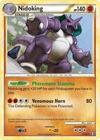 Pokemon,Triumphant,Nidoking - 6/102,Holofoil,Holo Rare,Lightly Played