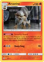 Pokémon,Detective Pikachu,Arcanine - 6/18,Holofoil,Rare,Near Mint