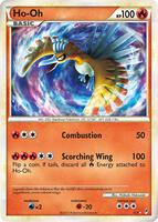 Pokemon,Call of Legends,Ho-Oh (Shiny) - SL5,Holofoil,Shiny Holo Rare,Heavily Played