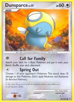 Pokemon,Platinum,Dunsparce - 73/127,Reverse Holofoil,Common,Moderately Played