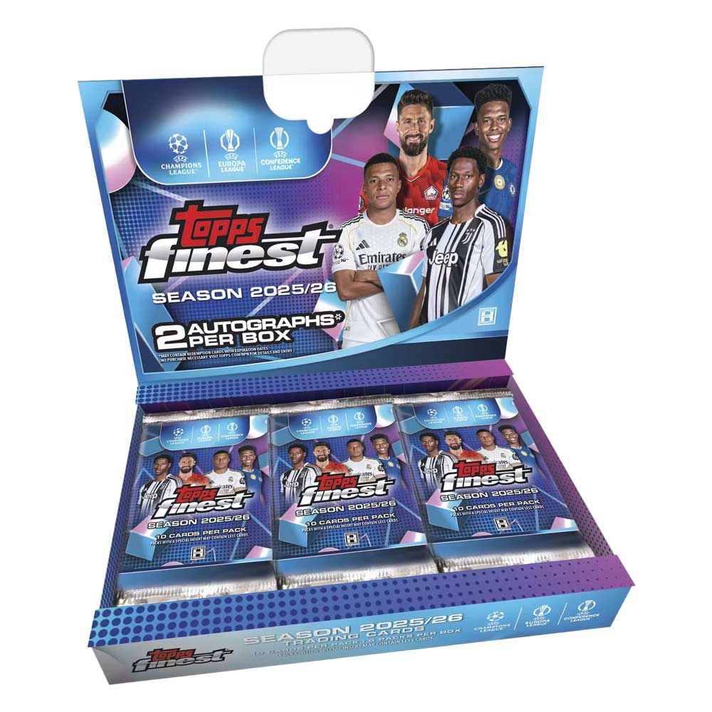 Topps Finest 2025-26 UEFA Club Competitions Soccer Hobby Box