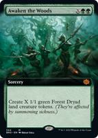 Magic: The Gathering,The Brothers' War,Awaken the Woods (Extended Art) - 344,Normal,Mythic,Near Mint