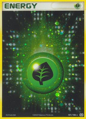 Pokemon,EX Emerald,Grass Energy - 101/106,Normal,Holo Rare,Near Mint