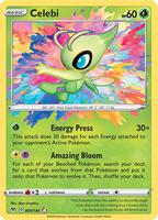 Pokemon,SWSH04: Vivid Voltage,Celebi - 009/185,Holofoil,Amazing Rare,Near Mint