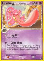 Pokemon,Dragon Frontiers,Lickitung (Delta Species) - 19/101,Reverse Holofoil,Rare,Heavily Played