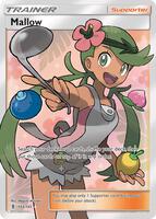 Pokemon,SM - Guardians Rising,Mallow (Full Art) - 145/145,Holofoil,Ultra Rare,Lightly Played