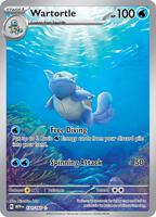 Pokemon,SV: Scarlet & Violet 151,Wartortle - 171/165,Holofoil,Illustration Rare,Near Mint