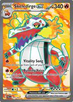Pokemon,SV02: Paldea Evolved,Skeledirge ex - 233/193,Holofoil,Ultra Rare,Near Mint