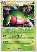 Pokemon,Triumphant,Yanmega (Prime) - 98/102,Holofoil,Ultra Rare,Heavily Played
